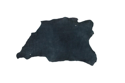 Piel de cerdo serraje azul - La Tendeta del Cuero