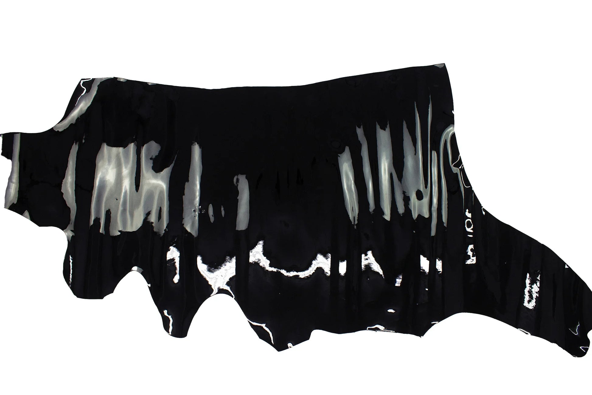 Piel de charol negro - La Tendeta del Cuero