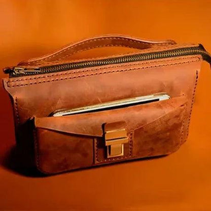 Plantilla cartera de mano grande - La Tendeta del Cuero