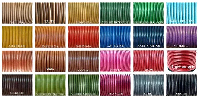 Cordon cuero redondo por metros PREMIUM - La Tendeta del Cuero