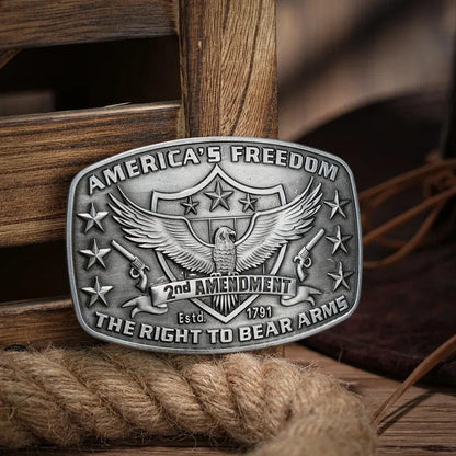 Hebilla para cinturon America's freedom - La Tendeta del Cuero