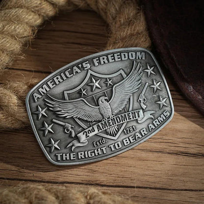 Hebilla para cinturon America's freedom - La Tendeta del Cuero