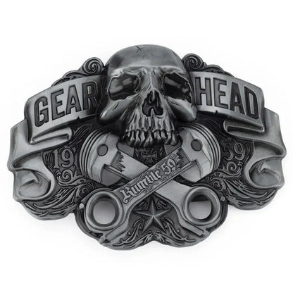 Hebilla para cinturon Gear head - La Tendeta del Cuero