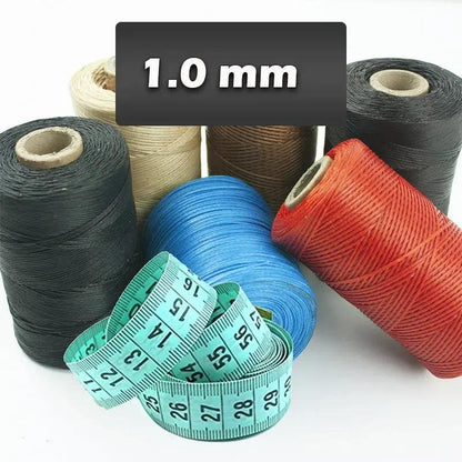 Hilo encerado plano 1.0 mm por metros - La Tendeta del Cuero