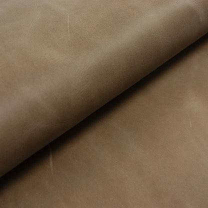 Trozo de piel vacuno rustico marron claro