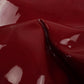 Trozo de piel charol rojo oscuro