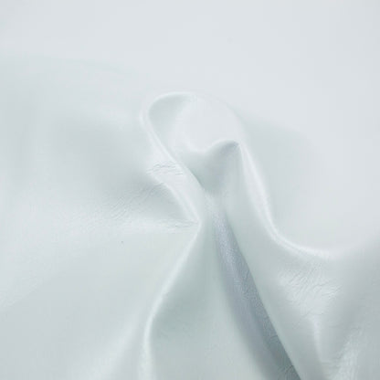 Trozo de piel cabra blanco brillo