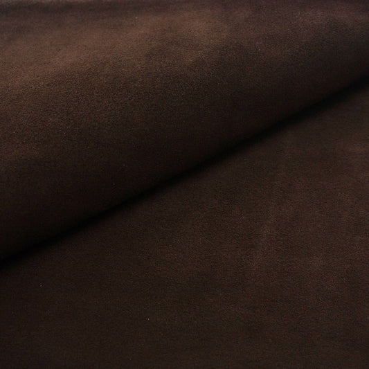 Trozo de piel serraje marron