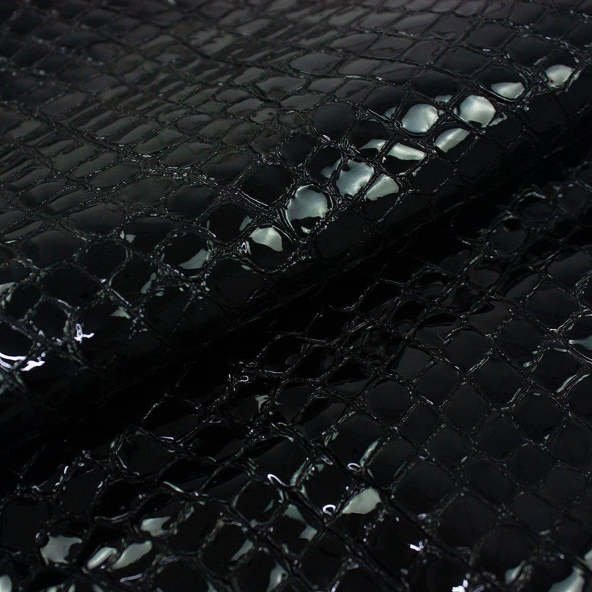 Trozo de piel grabado coco negro