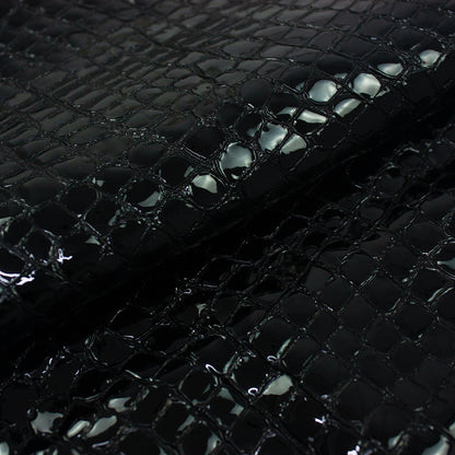 Trozo de piel grabado coco negro