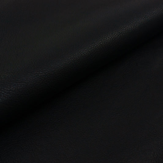 Trozo de piel vacuno rustico negro