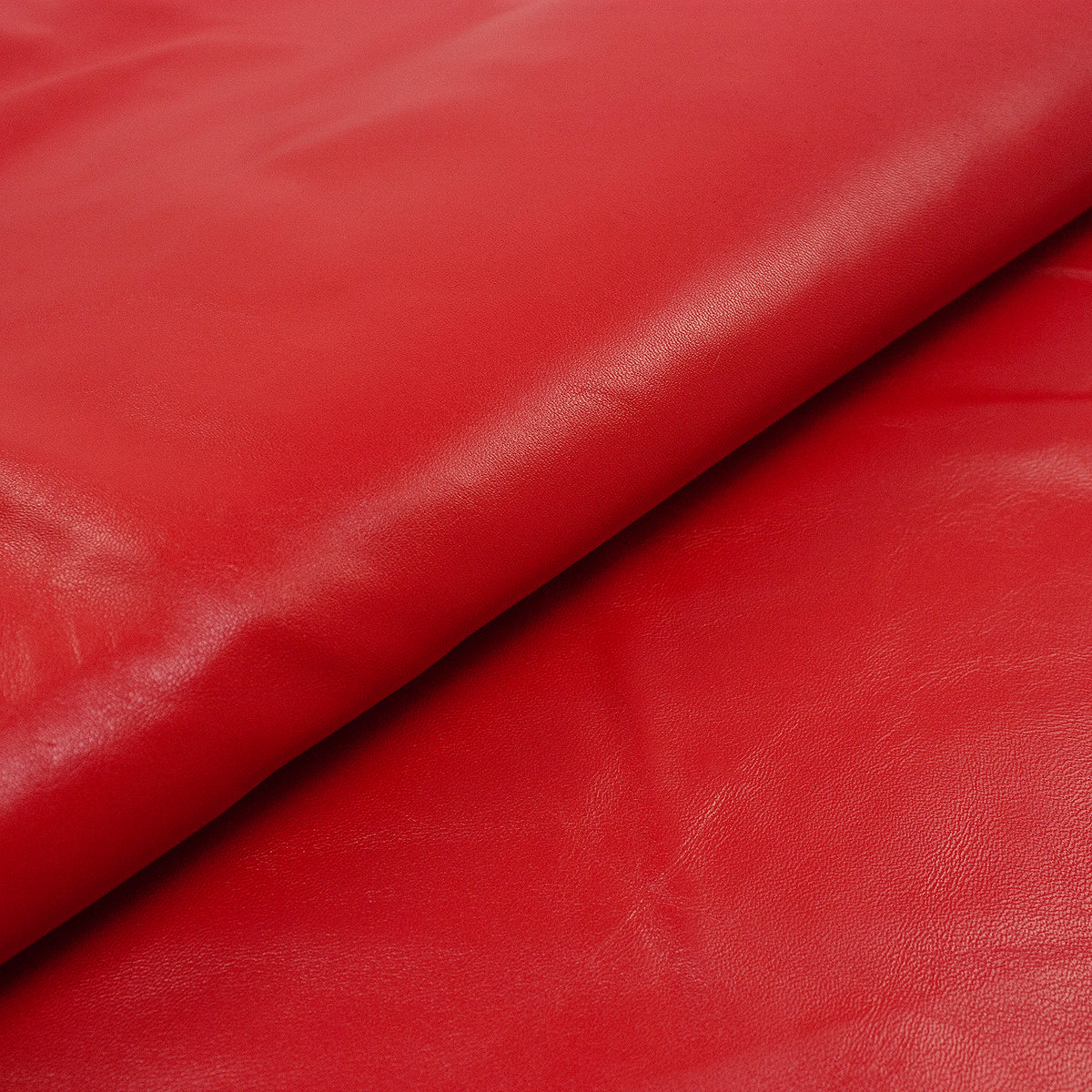 Trozo de piel forro cabra coral intenso