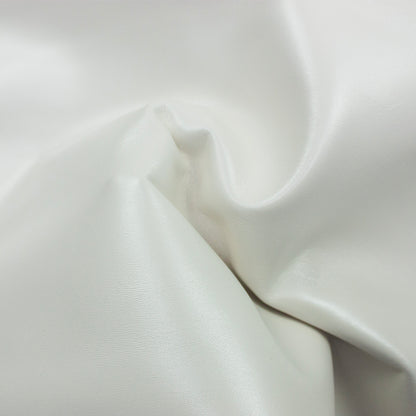 Trozo de piel cabra blanco nacarado