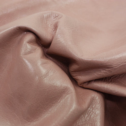 Trozo de piel vacuno rustico rosa palo envejecido