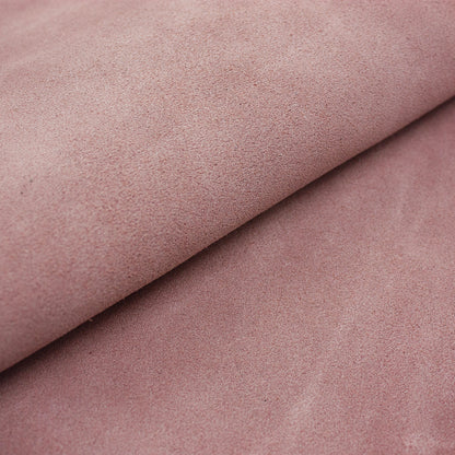 Trozos de piel serraje rosa palo