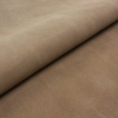 Trozo de piel serraje taupe