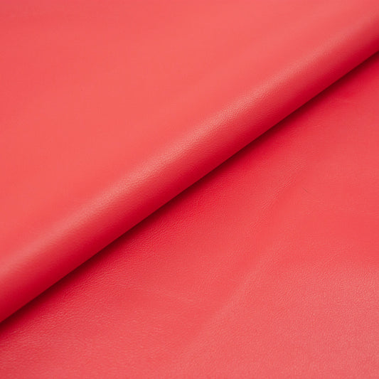 Piel de vacuno coral intenso