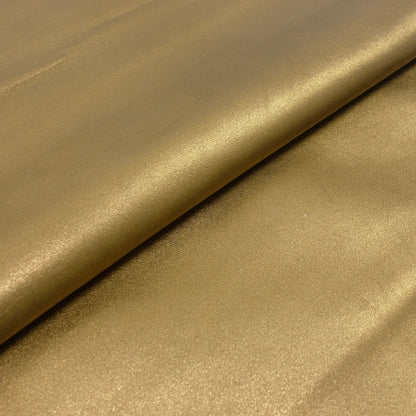Trozo de piel cordero rustico laminado oro viejo