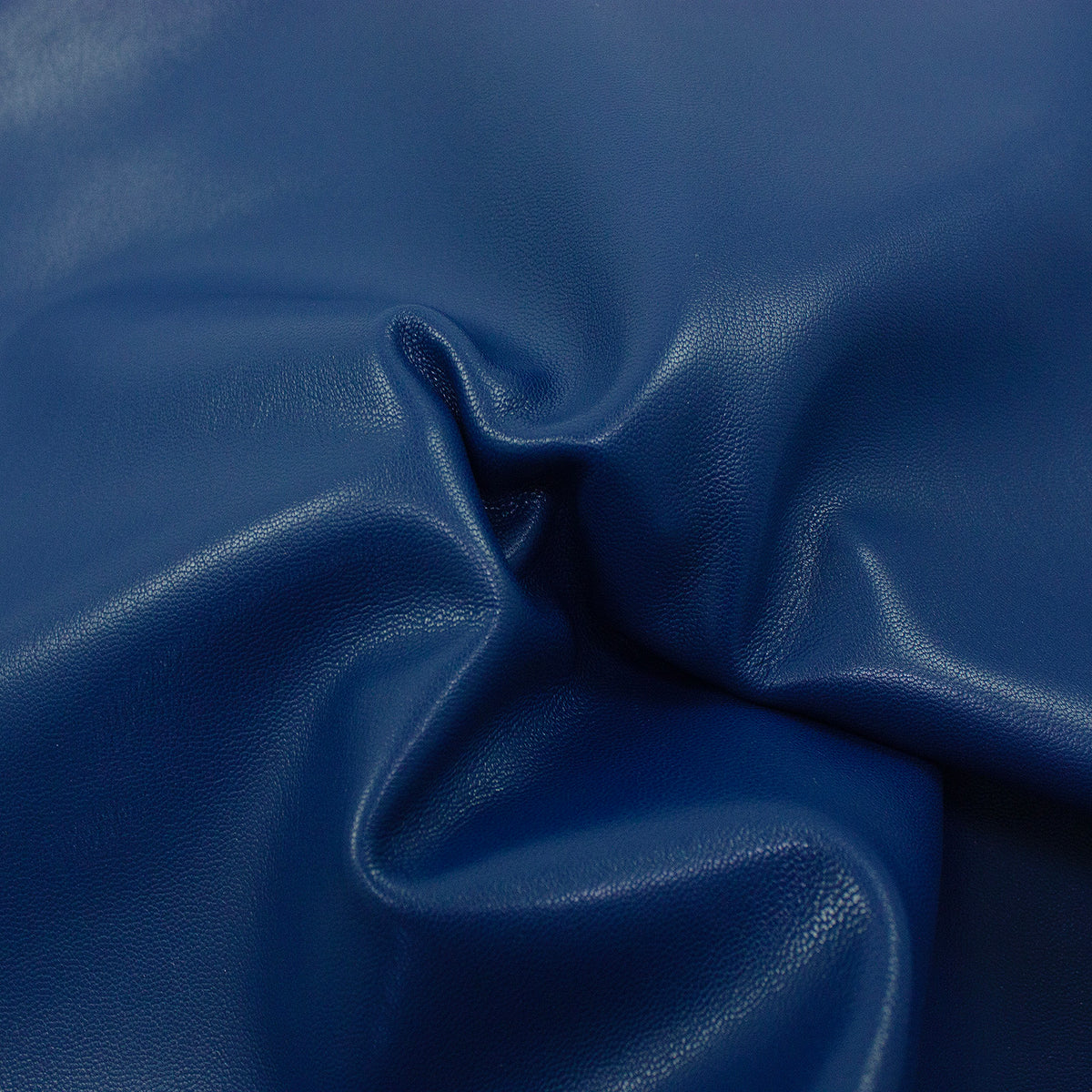 Trozo de piel cabra rustica azul royal