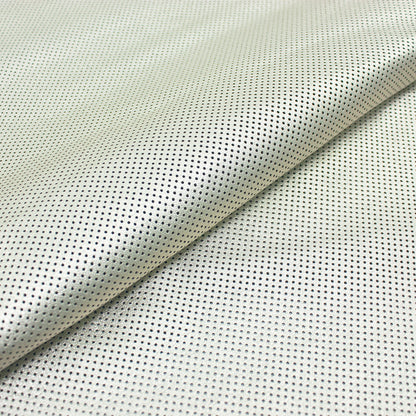 Trozo de piel fantasia perforada champagne