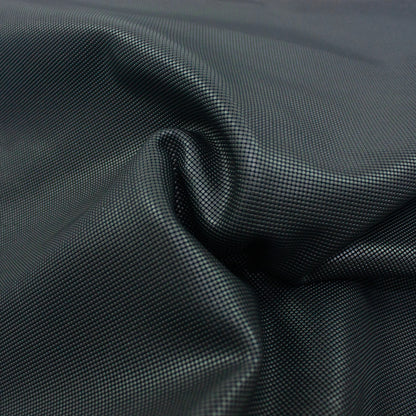 Trozo de piel fantasia granulado plata vieja - negro