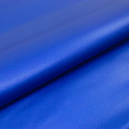 Trozo de piel cabra azul electrico brillo