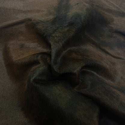 Trozo de piel pelo rustico tonos marrones