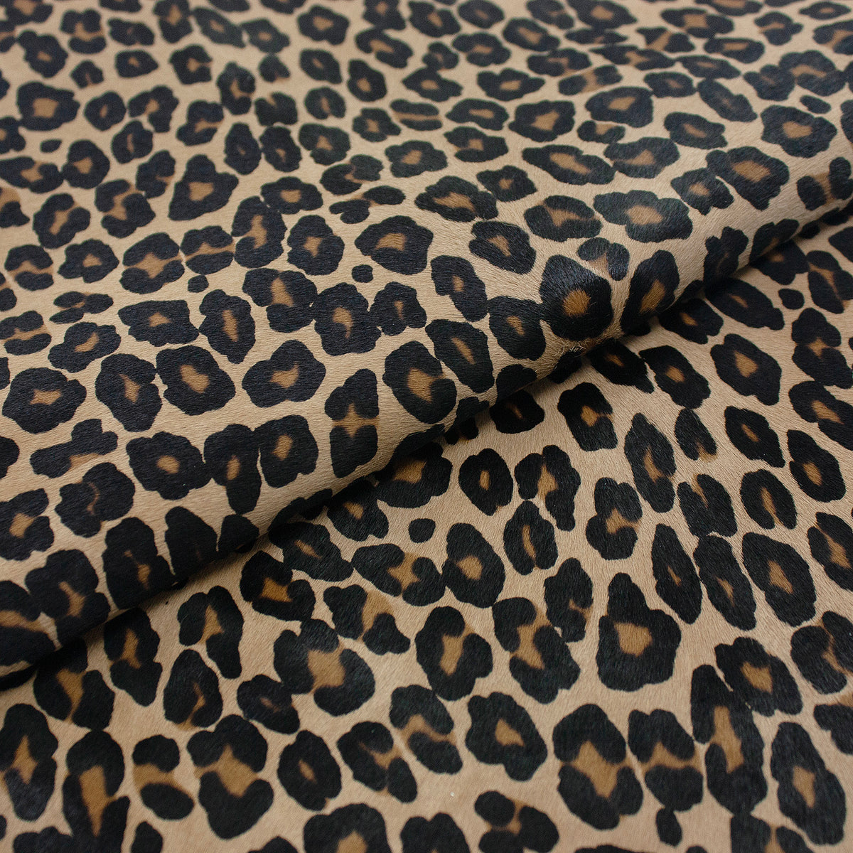 Trozo de piel pelo leopardo camel manchas pequeñas