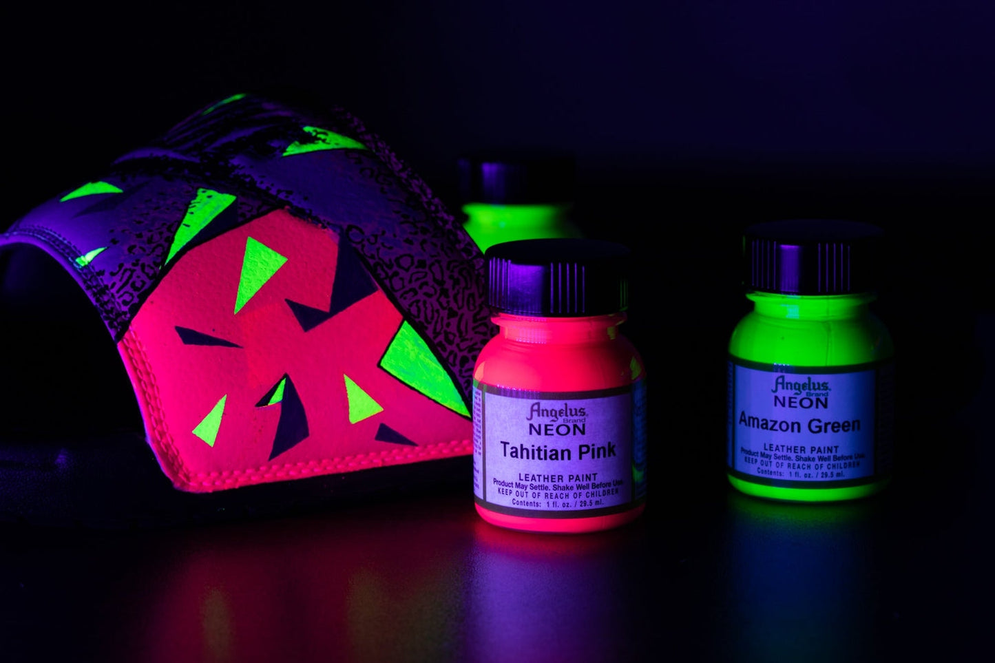 Pintura Neon para cuero y tela - Angelus