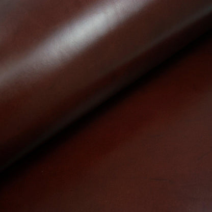 Trozo de piel vaquetilla marron envejecido