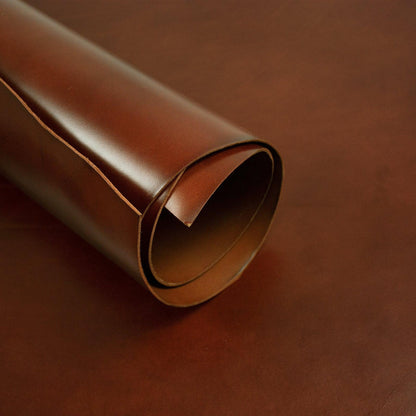 Piel de vaquetilla marron envejecido 1.5 mm - La Tendeta del Cuero