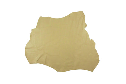Trozo de piel vacuno beige tostado - La Tendeta del Cuero
