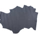 Trozo de piel vacuno grabado gris oscuro