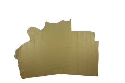 Trozo de piel vacuno marron taupe - La Tendeta del Cuero