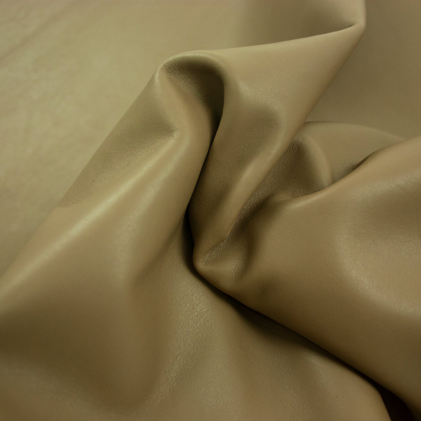 Piece of taupe brown bovine leather