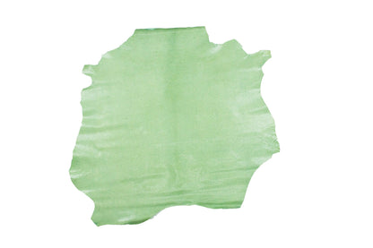 Piel de grabado serpiente verde claro - La Tendeta del Cuero