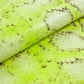 Fluor green python snake engraving skin