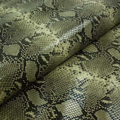 Piel de grabado serpiente tonos grises - La Tendeta del Cuero