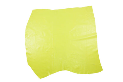 Piel de charol arrugado amarillo - La Tendeta del Cuero