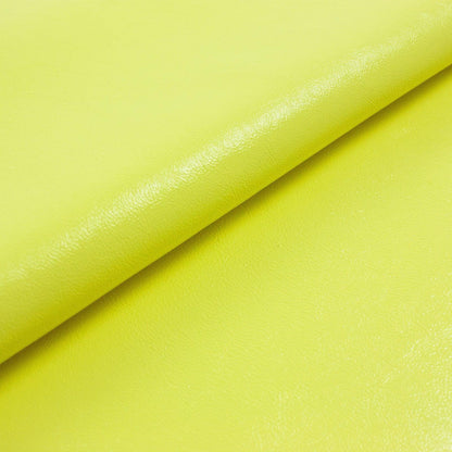 Piel de charol arrugado amarillo - La Tendeta del Cuero