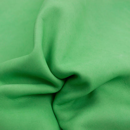 Piel de vacuno rustico verde envejecido - La Tendeta del Cuero