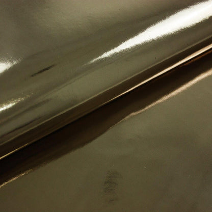Trozo de piel cabra laminada espejo bronce - La Tendeta del Cuero