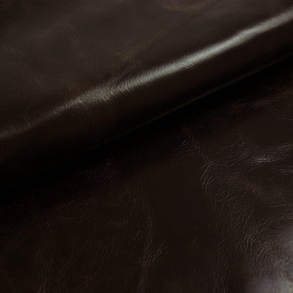 Piel de vacuno rustico marron castaña envejecido - La Tendeta del Cuero