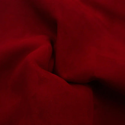 Piel de ante rojo oscuro - La Tendeta del Cuero