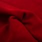 Piece of red suede leather
