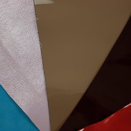 Lote 5 trozos de charol varios colores - La Tendeta del Cuero