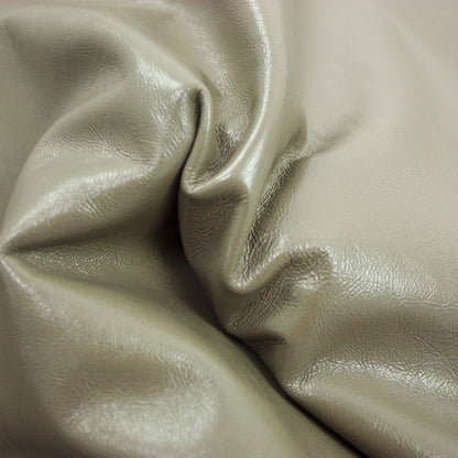Piel de becerro arrugado taupe brillo - La Tendeta del Cuero