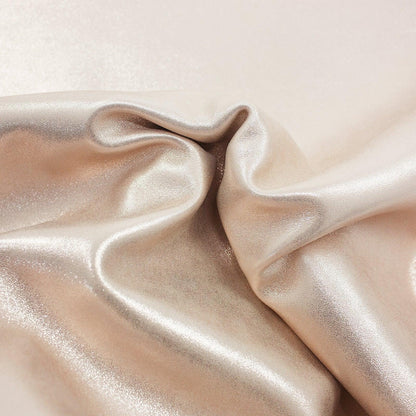 Trozo de piel fantasia purpurina oro rosa - La Tendeta del Cuero