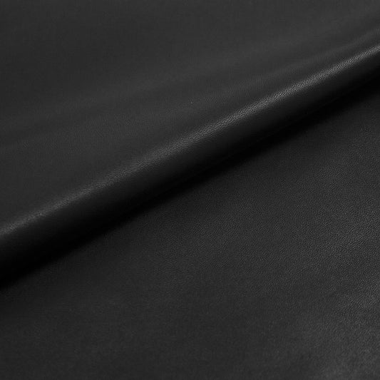 Trozo de piel cordero confeccion negro