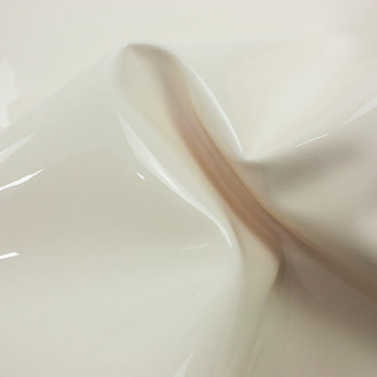 Trozo de piel charol crema - La Tendeta del Cuero